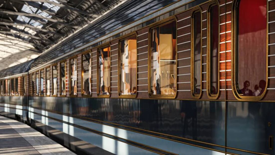El nombre y diseño del tren rinde homenaje a los años de “La Dolce Vita”, un periodo histórico de fervor artístico y cultural de los años sesenta en Italia. Foto: Orient Express
