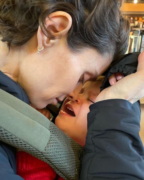 Cosmo, el hijo de Gael García Bernal. Fuente: Instagram @gaelgarciab
