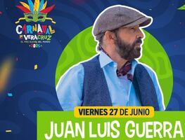 Juan Luis Guerra engalanará noche de coronación de la Reina del Carnaval de Veracruz; también participarán otros artistas