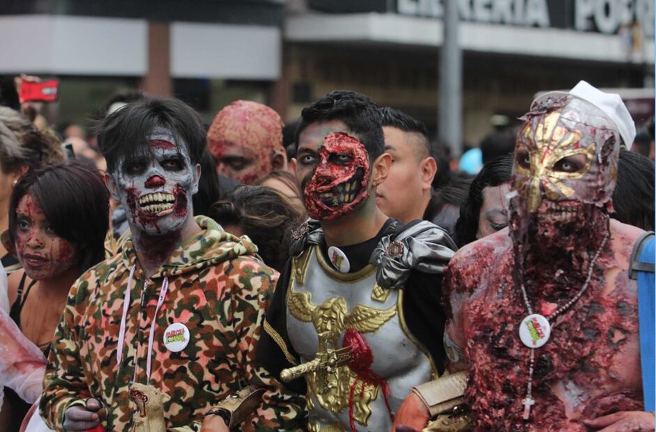 La Marcha Zombie de la Ciudad de México celebrará su XVIII edición. Foto: Germán García / EL UNIVERSAL