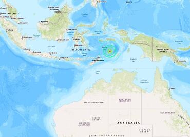 Sismo de 7.3 en Indonesia se sintió hasta en Australia; descartan alerta de tsunami