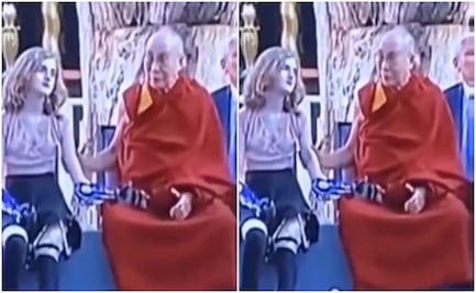 De nuevo el Dalái Lama es captado tocando de manera inapropiada a una joven y desata críticas en redes