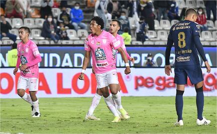 Pachuca rescata el empate ante Pumas en el Hidalgo