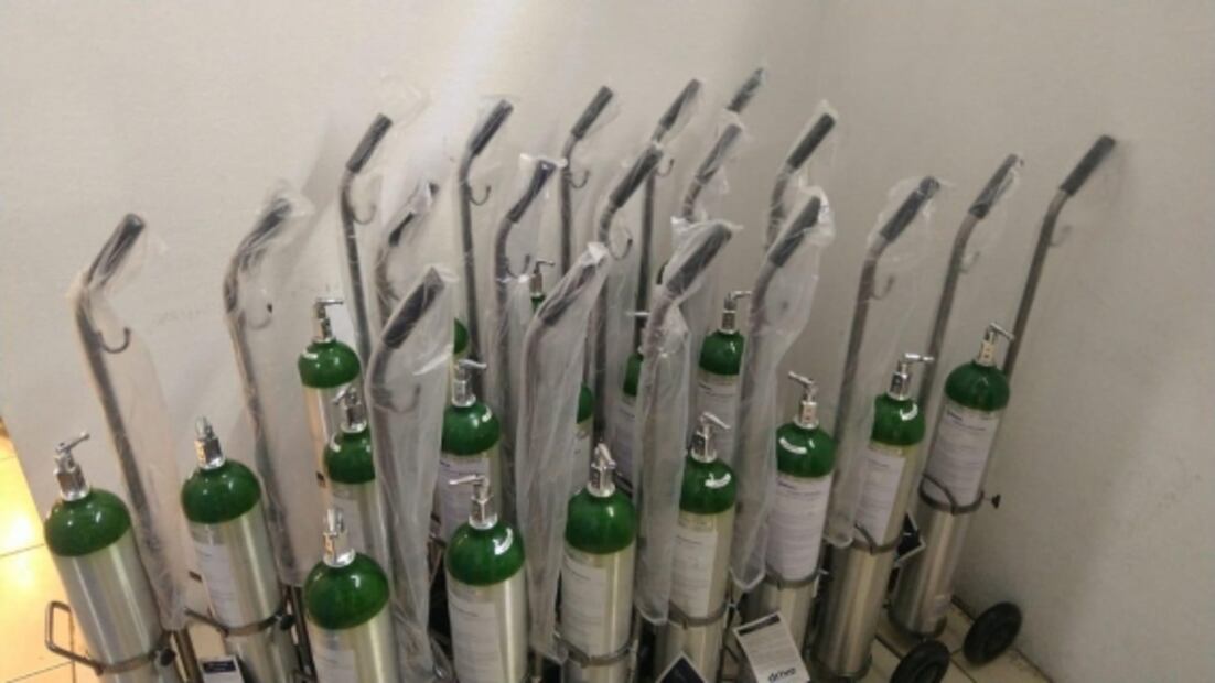 Entregarán tanques de oxígeno gratuitos a pacientes Covid en Nezahualcóyotl
