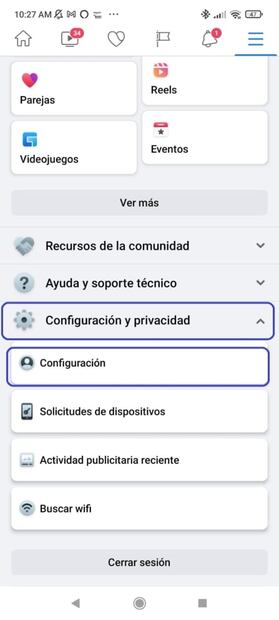 ¿Cómo saber quién ha entrado en tu cuenta de Facebook? 