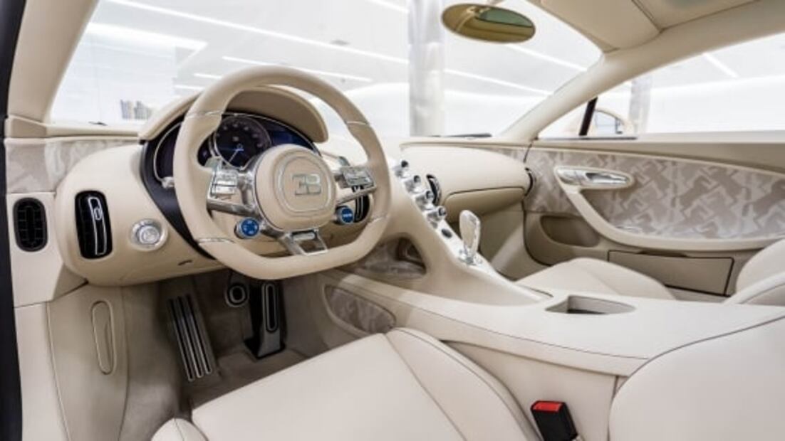 El exótico Bugatti Chiron personalizado por un diseñador de modas