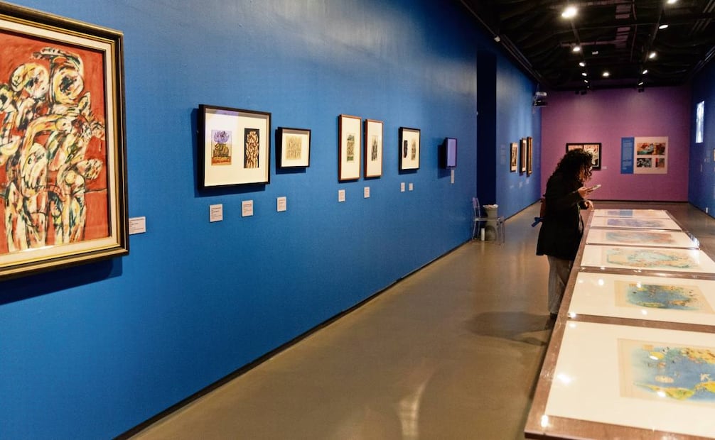 En la sala de mapas destaca el de las Islas Filipinas del padre Murillo Velarde, con mucha información. Foto: Hugo Salvador / EL UNIVERSAL