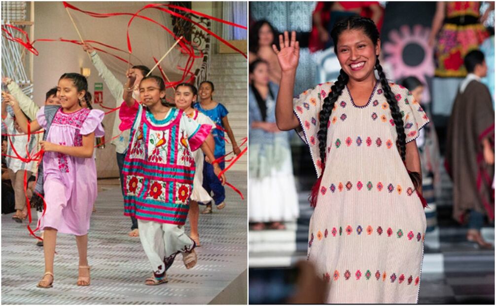 Encuentro de Arte Textil Mexicano en Los Pinos. Foto: Especial