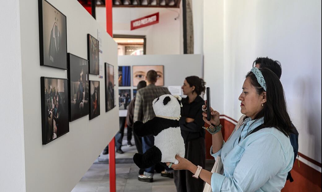 Imagen del World Press Photo (WPP) 2025 que se inauguró en el Museo Franz Mayer de la Ciudad de México, el 30 de julio de 2025. Foto: Gabriel Pano/EL UNIVERSAL