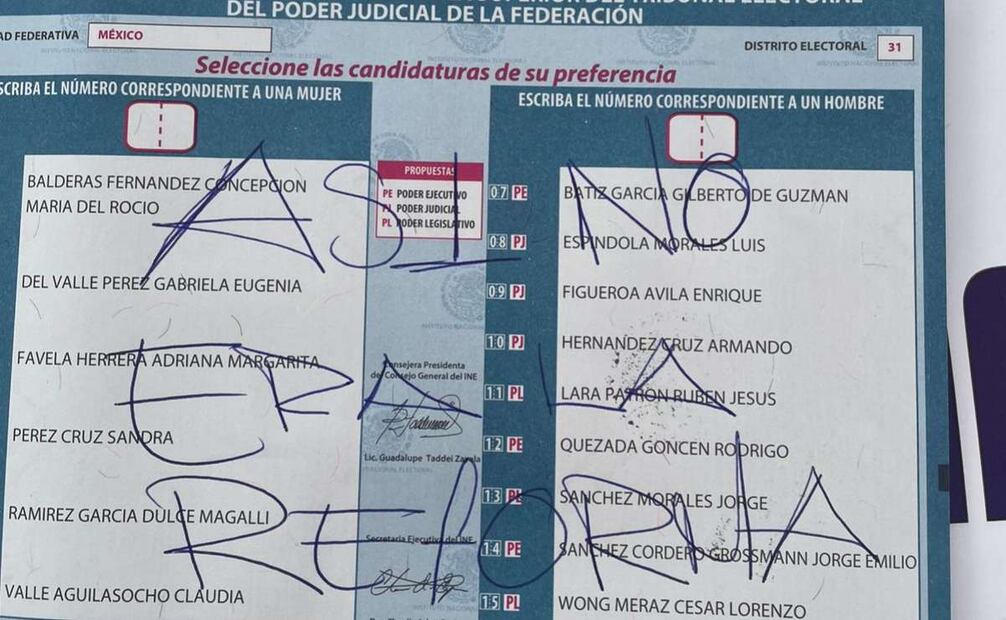 "Así no era la reforma". Foto: Especial