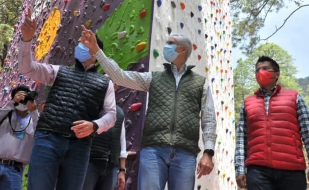 Entrega Del Mazo modernización del Parque Ecológico Xocotépetl