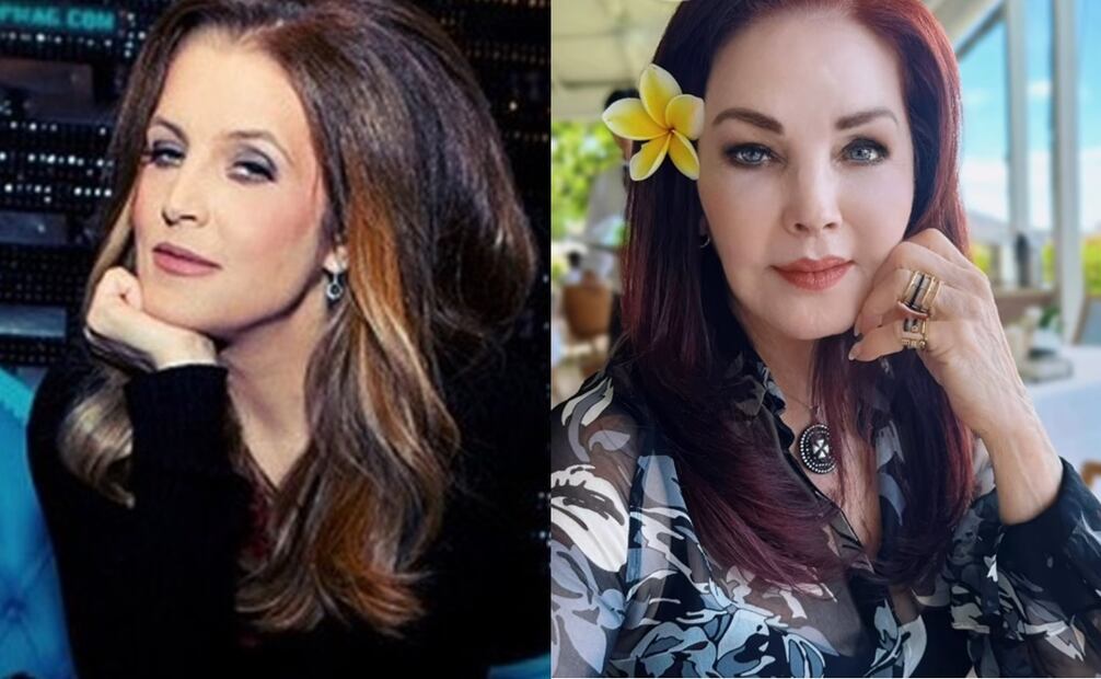 Lisa Marie Presley y su madre Priscilla Presley, pareja de Elvis Presley. Foto: Instagram oficial.