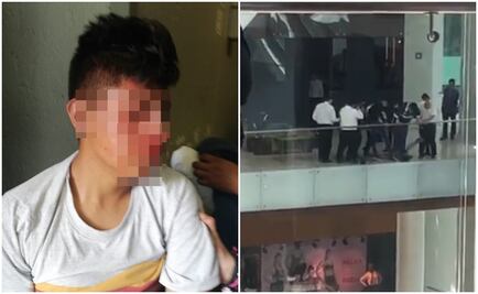 Empleados someten y golpean a presunto ladrón de tienda Apple en plaza de Las Lomas