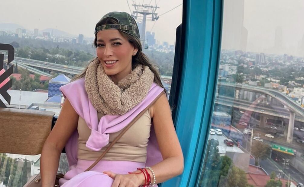 La actriz se subió al cablebús de la CDMX. Foto: Instagram.