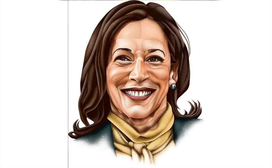 Kamala Harris, el poder de reinventarse. Ilustración de Daniel Razo