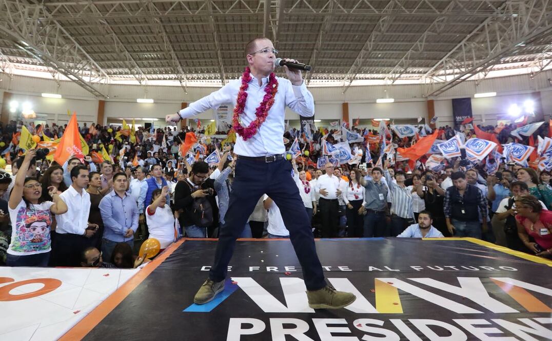 El candidato de la coalición Por México al Frente, Ricardo Anaya Cortés. Foto: Ariel Ojeda