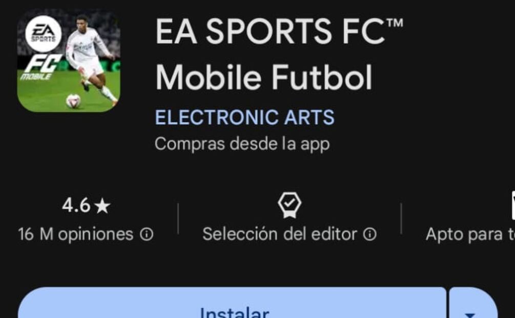 Juegos para descargar en el celular. Imagen: captura de pantalla