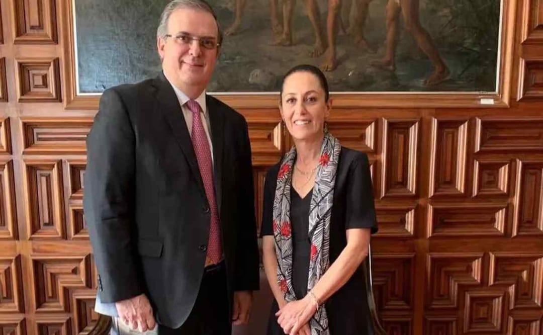 Marcelo Ebrard y Claudia Sheinbaum. Foto: Especial