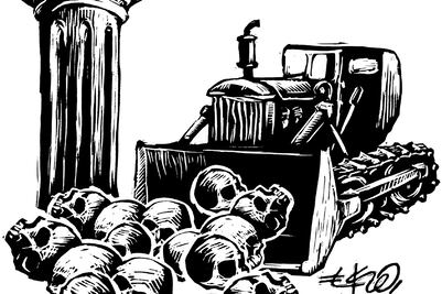 Un mundo de sangre, de fluidos, de gusanos blancos