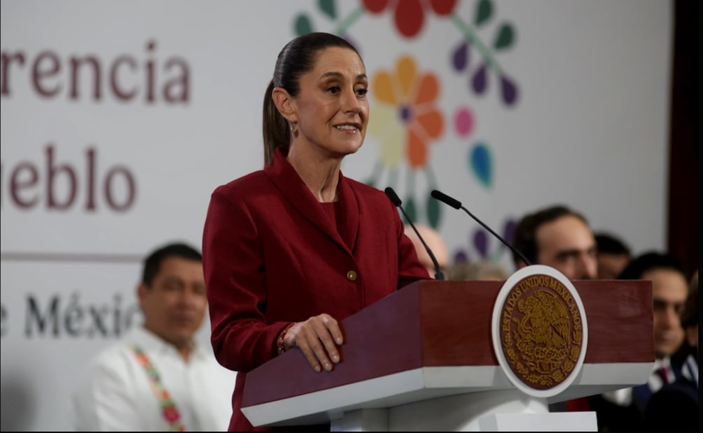 Ante los señalamientos contra el exgobernador panista de Guanajuato, Diego Sinhue Rodríguez, en el que se le involucra por una residencia en Woodlands, Texas, cuyo dueño fue un contratista en su gobierno, Sheinbaum Pardo descartó que el Gobierno federal pueda intervenir en este caso sino que tiene que ser las fiscalías. Foto: Carlos Mejía/EL UNIVERSAL