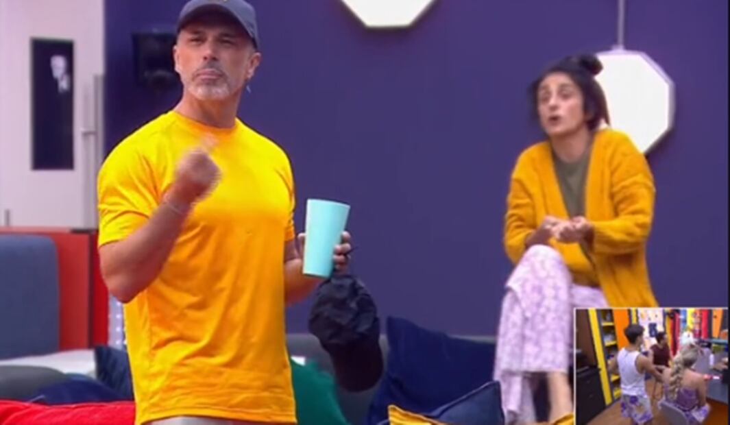 El actor y la comediante volvieron a enfrentarse, incluso Mayer le aseguró que no tendría piedad con ella. Foto: TikTok