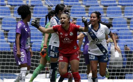 VIDEO: Karla Morales, portera del Puebla vuelve a marcar en la Liga MX Femenil