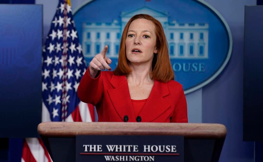La secretaria de prensa de la Casa Blanca, Jen Psaki. Foto: AP