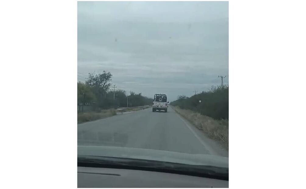 Videograbación de una persecución en Tamaulipas (24/01/2024). Foto: Captura de video