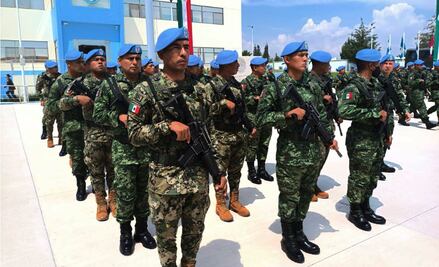 Alista Ejército primer contingente de tropas para misiones de paz de la ONU