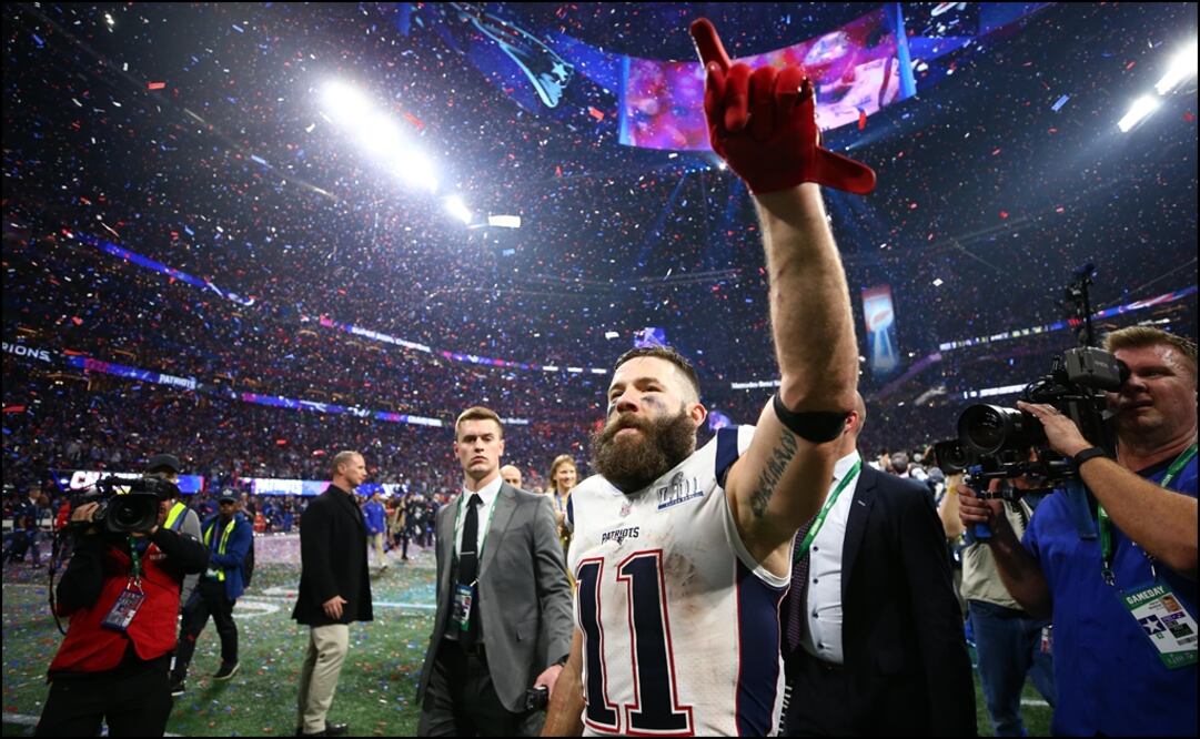 El desenlace del Super Bowl LIII hubiera sido distinto si Julian Edelman no hubiera estado sobre el emparrillado. Foto: Reuters