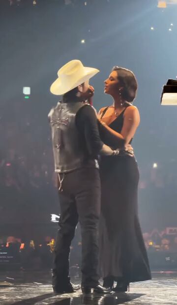 Ángela Aguilar y Christian Nodal en Bogotá, Colombia, este sábado 20 de septiembre.
Fotos: Instagram