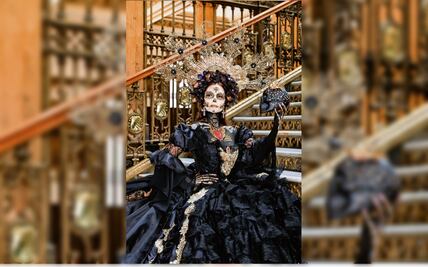 Marlene Favela, la Catrina del Palacio Postal