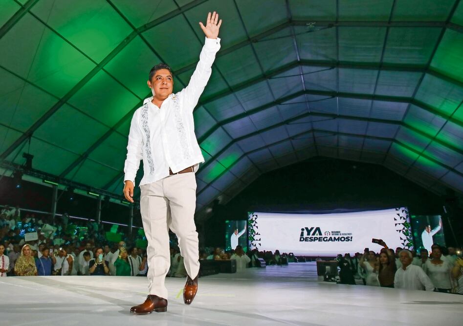 Desde la puerta grande de la huasteca potosina, el gobernador Ricardo Gallardo Cardona presentó el Segundo Informe de resultados ante más de 12 mil asistentes. Foto: Especial