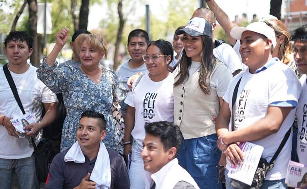 Candidata a la alcaldía Cuauhtémoc de la coalición Va X La CDMX, Alessandra Rojo de la Vega. Foto: Especial
