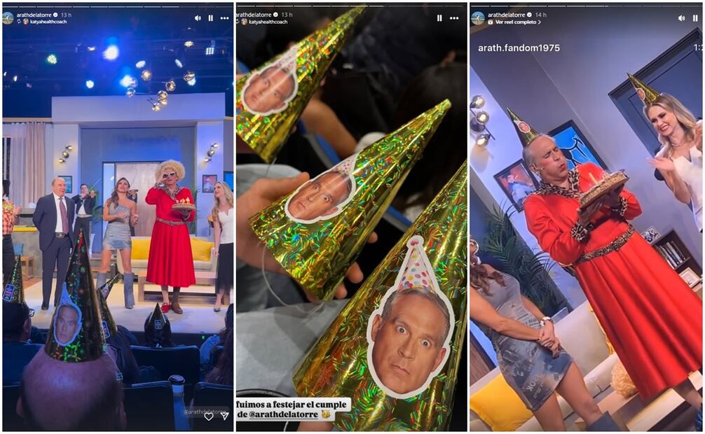 Celebraron los 50 años de Arath de la Torre sobre el escenario de "La señora presidenta".