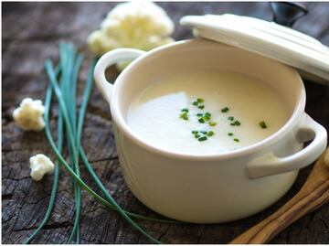 #RECETA Sopa de coliflor para una sana alimentación