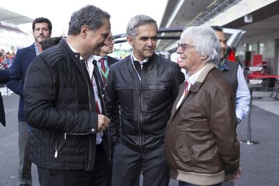 Mancera supervisa seguridad en el Gran Premio de México
