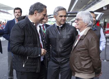 Mancera supervisa seguridad en el Gran Premio de México