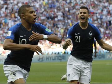 Doblete de Mbappé para el 4-2 de Francia vs Argentina