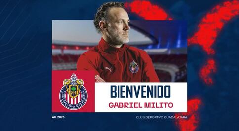 Chivas hace oficial la llegada de Gabriel Milito; el Rebaño presenta a su nuevo director técnico