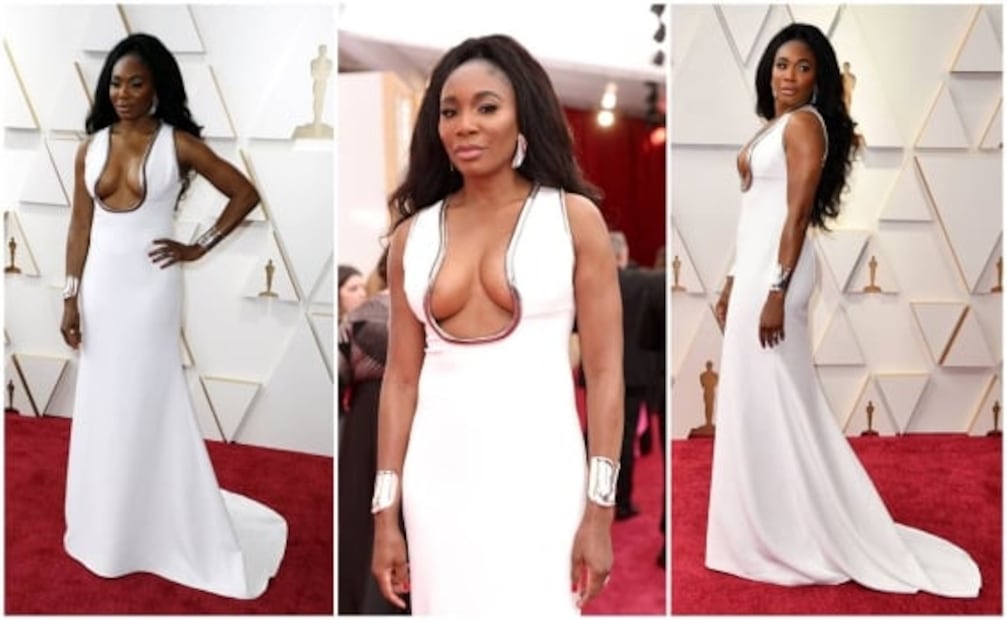 Cuando Will Smith recibió su Oscar, el pezón de Venus Williams quedó al descubierto