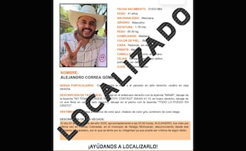 Localizan con vida el expresidente municipal de Zinapécuaro, Alejandro Correa Gómez (06/11/2025). Foto: Especial