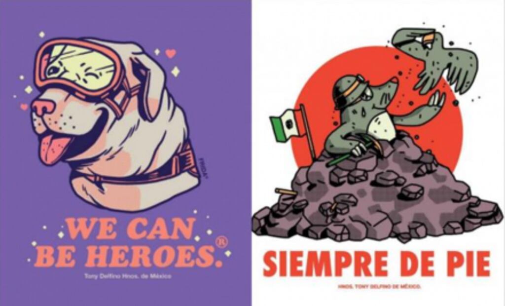 Artículos de Frida “la rescatista” pro damnificados