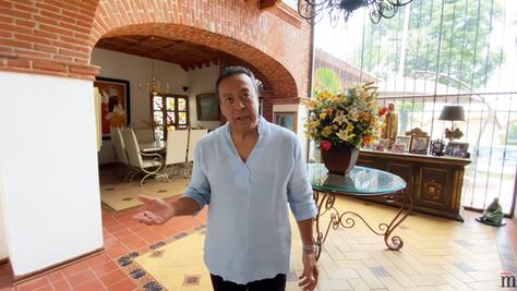 Carlos Cuevas presume su lujosa casa en Cuernavaca; pagaba 40 mil pesos semanales para saldarla
