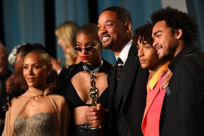 Will Smith. Jaden defiende a su padre, tras abofetear a Chris Rock en los Oscar 