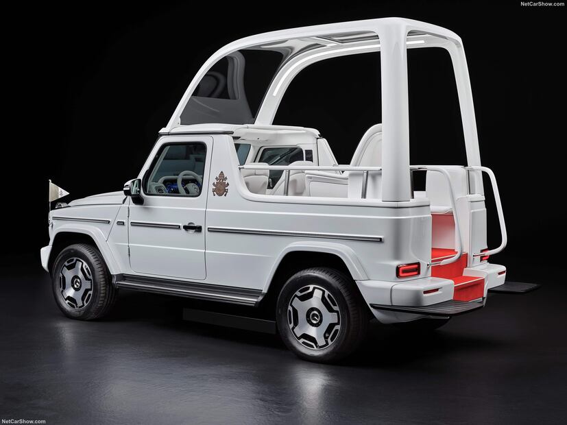 Papamóvil Foto: cortesía de Mercedes Benz