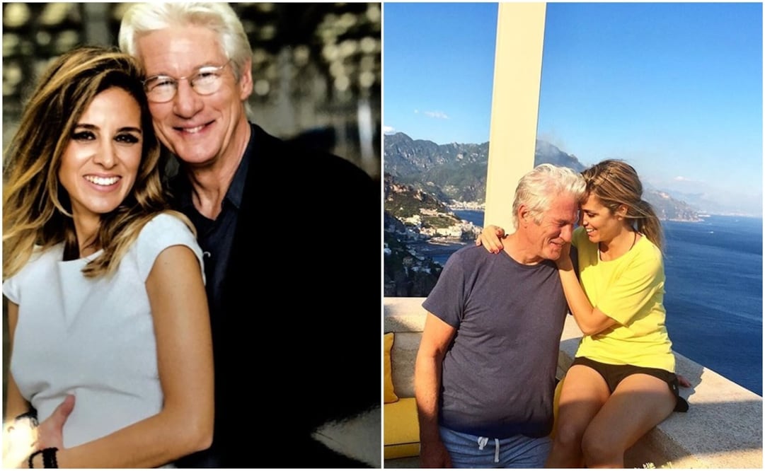 Richard Gere y Alejandra Silva son un ejemplo más de que si hay amor, la edad no importa. FOTO: Instagram 