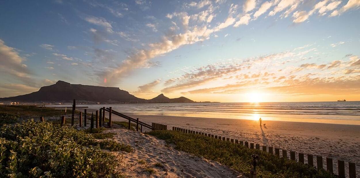 Montaña de la Mesa en Ciudad del Cabo, Sudáfrica. Foto: South Africa