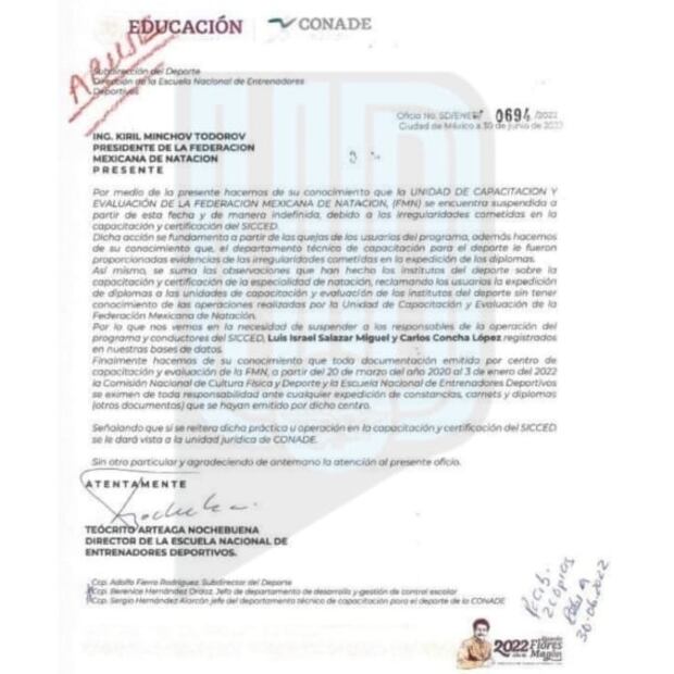 Nuevo escándalo en la natación mexicana