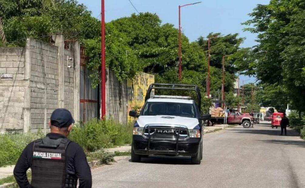 El cuerpo de Reyna Violeta fue abandonado en un terreno baldío en Oaxaca (11/07/2025). Foto: Especial